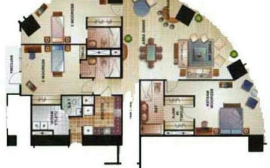 BGC 3베드 콘도 렌트 | One McKinley Place 고급 주거 공간