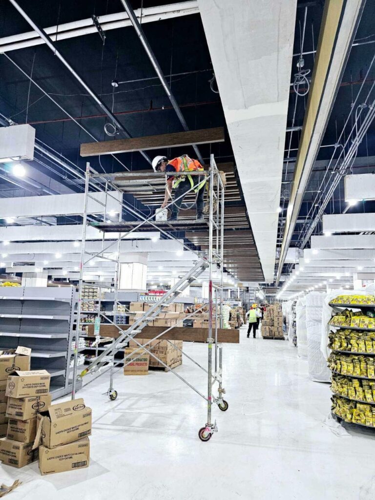 필리핀 인테리어 다바오 NCCC 몰 마아 지점 11,000sqm 슈퍼마켓 인테리어 | 전문 상업시설 시공