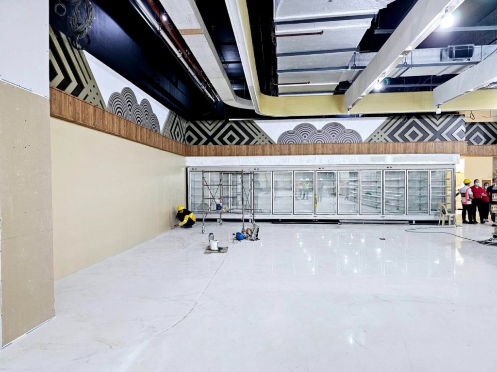 필리핀 인테리어 다바오 NCCC 몰 마아 지점 11,000sqm 슈퍼마켓 인테리어 | 전문 상업시설 시공
