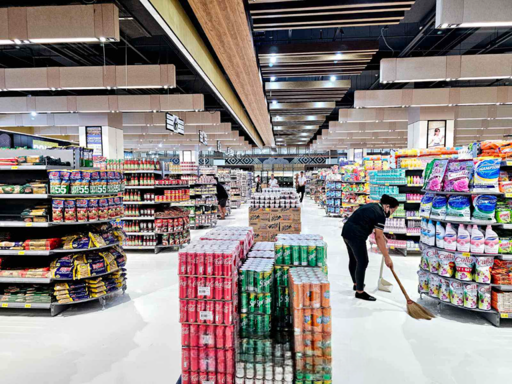 필리핀 인테리어 다바오 NCCC 몰 마아 지점 11,000sqm 슈퍼마켓 인테리어 | 전문 상업시설 시공
