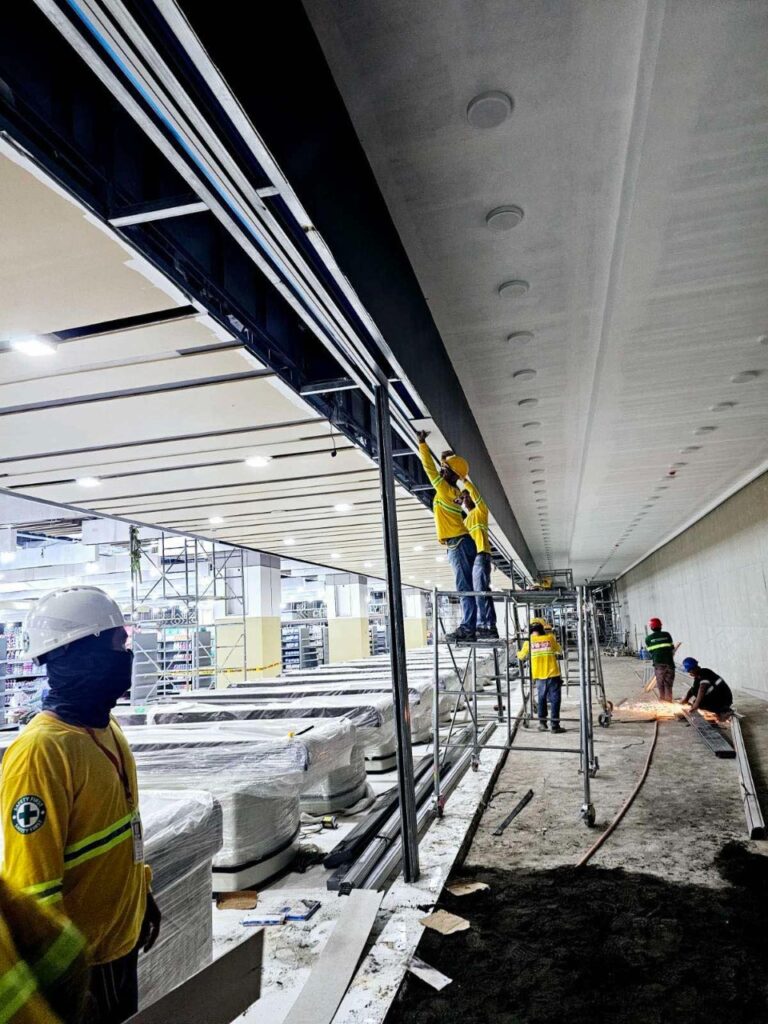 필리핀 인테리어 다바오 NCCC 몰 마아 지점 11,000sqm 슈퍼마켓 인테리어 | 전문 상업시설 시공