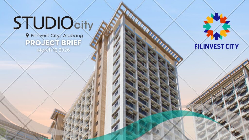 마닐라 알라방 콘도 분양 | Filinvest City Studio City 프리미엄 투자 기회